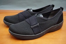 Bzees NICHE III Shoes Womens Size 10 US Black Slip On Casual Comfort Cushioned picture