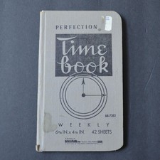 Perfection Time Book Weekly Unused Vintage #64-7302 picture