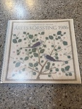 Rare 1986 - Haandarbejdets Fremme - Cross stitch Calendar Book by EDITH HANSEN picture
