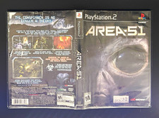 Midway Area 51 Sony PlayStation 2 PS2 NTSC-U/C Manual Case Online Multiplayer picture