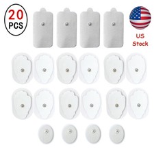 20 Pcs Large TENS Unit Pads Replacement Pads Electrode Patches Reusable picture