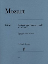 Mozart Fantasy and Sonata C minor K475 457 Sheet Music Piano Solo NEW 051480345 picture
