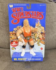 LJN Mattel WWE Superstars Mr. Perfect Action Figure w/ Towel & Poster Included picture