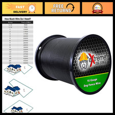 500ft 16 Gauge Electric Dog Fence Wire - Underground Boundary Wire for Pets picture