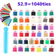 1040pcs Dental Orthodontic Elastic Ligature Tie Ligadura Ortodoncia Rubber Brace picture
