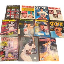 Vintage 1960s–1990s Baseball Collector Lot with Stars, Inserts & Iconic Covers picture