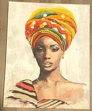 Contemporary Portrait Painting of Woman, Medium Unframed Single Piece 2020-Now picture