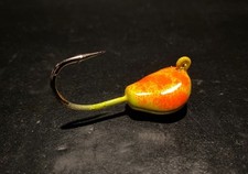 10 Yellow/Orange Boxing Glove Tog Jigs from 1/4oz to 3oz with 2x Blk Nickel Hks picture