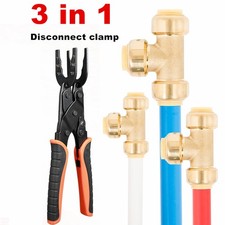 3 IN 1 Disconnect Tong Tool for Push to Connect Fittings Removal Tool 1/2”3/4”1” picture