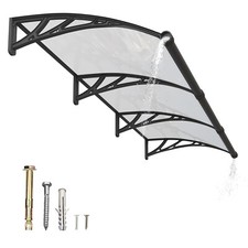 Solid Polycarbonate Window Awning Door Canopy 32/40/48/60/80