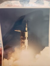Official NASA Red Letter Photograph Apollo 14 Liftoff picture