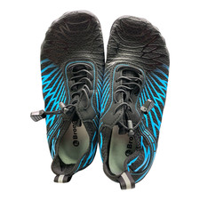 Bronoir Skin Pro with Copper Grounding Barefoot Shoes SZ M4.5/W5-5.5 Black/Blue picture