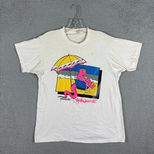 Vtg 80s Commander-Salamander T-shirt Adult S/M Punk Rock New Wave Georgetown DC picture