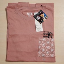 L(JPN) size UNIQLO Demon Slayer UT Nezuko T-shirt Pink from Japan New picture