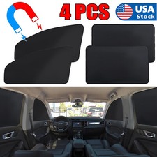 4x Car Window Shades Car Privacy Curtains Magnetic Side Window Sun Shade Univers picture