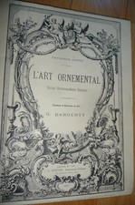1883-1884 bound years L'ART ORNEMENTAL Rouam Editor Paris Dargenty picture