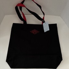 ESPRIT Vintage Throw-back 90's Red Black Canvas Tote NWT Authentic picture