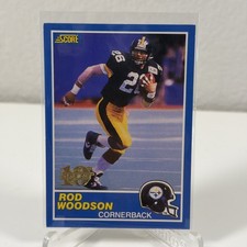 1999 Score 10th Anniversary Reprints #18 Rod Woodson STEELERS /1989 NM Card Rare picture