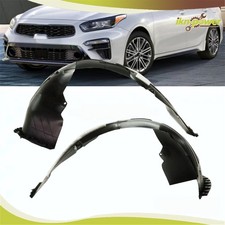 2x Front Inner Fender Liners with Insulation Foam for Kia Forte 2019-2021 Sedan picture