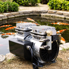 3/4HP Lake Pond Aerator Pump Lake Pond Aeration System 550W 3 Acre w/ timer picture