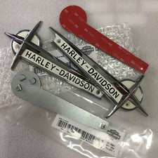 Genuine Harley Vintage Style Gas Fuel Tank Emblems Badges Touring Softail Dyna picture