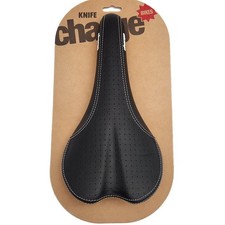 Charge Bikes Knife Saddle Titanium Ti Alloy Rails - Black - Road / MTB / Fixie picture