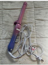 Beachwaver Pro B1 Rotating Curling Iron Electric, Pink Purple Blue picture