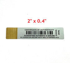 48Pcs Certificate of Authenticity HOLOGRAM SECURITY WARRANTY LABELS STICKERS picture
