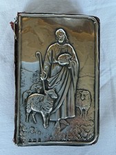 Antique Edwardian Sterling Silver Cover Book Of Common Prayer picture