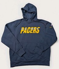 Nike Indiana Pacers City Edition Mens Large Hoodie Blue NBA Basketball Pullover  picture