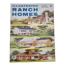 Illustrated Ranch Homes Architecture Vtg 1970s House Plans 67th Issue Building picture