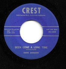 ROCKABILLY R&R 45 by HANK SANDERS HEAR IT picture