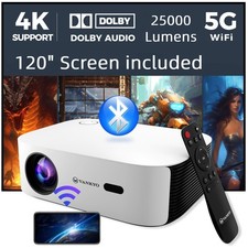VANKYO V700W 4K Projector DoIby 1080P 5G WiFi Bluetooth Video Movie Home Theater picture
