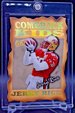 JERRY RICE ULTRA COMEBACK DIE CUT RARE INSERT SP GOAT picture