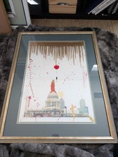 Steve Lazerides - Banksy Balloon Girl Over Millennium Bridge - Cock (Unique)1/1 picture