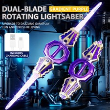 LED Light Up Toy Sword with Sound Rotating Multi-Color Cosplay Party Prop picture