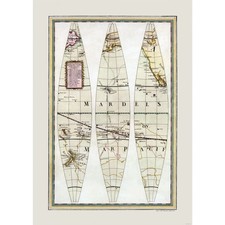 Historic Nautical Map - Pacific Ocean - Cassini 1790 - Vintage Wall Art picture