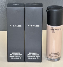 LOT 2X MAC Matchmaster SPF15 Foundation NC35 Medium 1.2 fl. oz./35 ML NEW SEALED picture