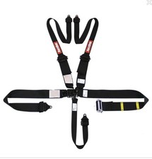 Racequip 815005 Harness 5 Point Latch & Link SFI 16.1 Black w Expired SFI Date picture