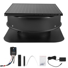 Uimoso Solar Roof Attic Exhaust Fan 50W with Smart Thermostat Remote Control picture