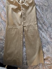 Banana Republic Dress Pants Womens 0P Petite Khaki The Logan Fit Stretch picture