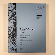 NEW Breitkopf & Härtel MENDELSSOHN Elijah Full Score PB 5233 Mint Urtext picture