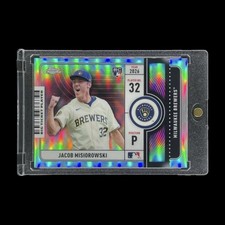 JACOB MISIOROWSKI ROOKIE SILVER TICKET REFRACTOR CARD 2026 Topps Chrome Insert picture