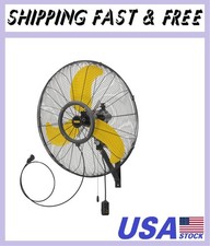HiCFM 30 inch Misting Outdoor Oscillation Weatherproof Wall Mounted Fan picture