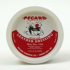 Pecard Classic Leather Dressing Conditioner 6 oz Container Boot Shoe Cleaner Oil picture