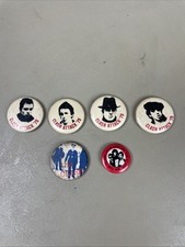 Ultra rare Complete Set Original Vintage Clash Attack Buttons from 1979 Tour picture