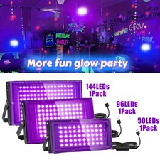 150W LED Black Light, Powerful UV Spotlight, 395nm UV Lamp for Christmas Lights picture