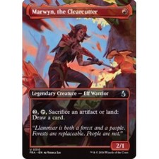 PRESALE MARWYN, THE CLEARCUTTER (BORDERLESS) X4 Reality Fracture FRA Magic MTG picture
