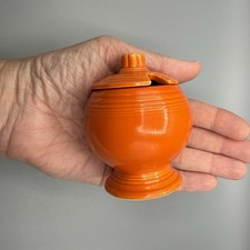 Vintage Fiesta Lidded Mustard Jar 3