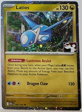 Swirls 🌀 Latios 101/132 Cosmos Holo Bleed Error Rare Pokémon TCG ✨️ Play Stamp picture
